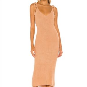 Fur Baby Dress in Caramel